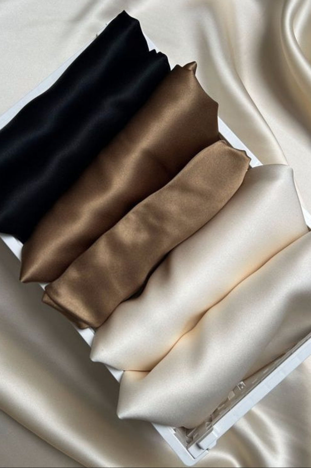 PACK - taie d’oreiller en soie de mûrier et kit boucles sans chaleur