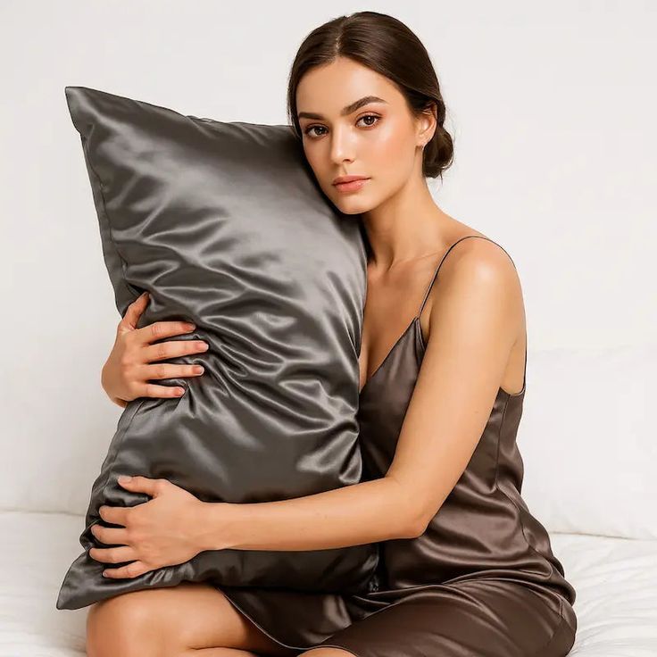 TAIE D'OREILLER - en soie de mûrier, certifiée OEKO-TEX®